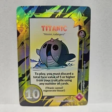 Doomlings Legends of Enderas Traits Titanic 1/27 DINO 1st Ed Holo Foil