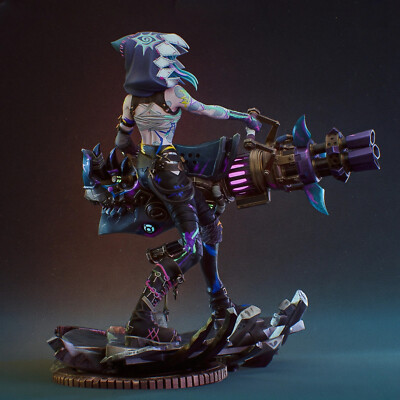 Arcane - Jinx FRACTURED (Scale RESIN 3D PRINTED garage kit gaming