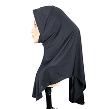 Muslim Women Hijab Prayer Khimar One Piece Turban Headscarf Instant Plain Niqab