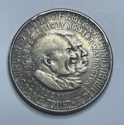 1952 Carver Washington Half Dollar 90% Silver US Commemorative Coin VF