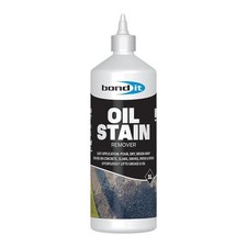 Bond It 1L Oil Stain Remover Driveway Car Patio Grease Cleaner Fluid White 1 Ltr