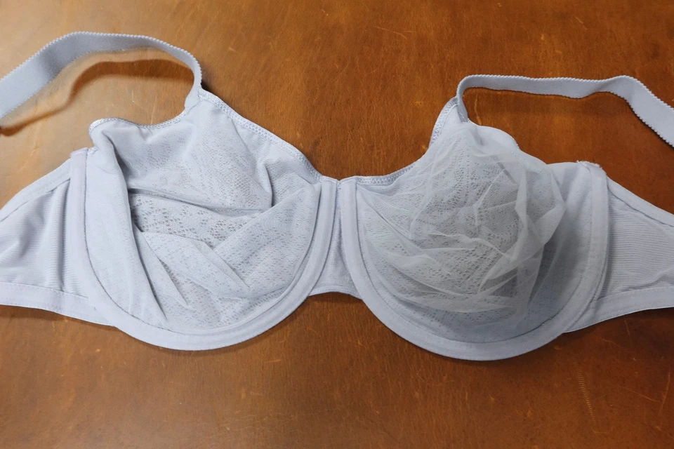 Nuevo Sujetador Minimizador de Efectos Visuales Wacoal - Talla 38DDD - Gotas de Lluvia - # 857210 Foto 4 de 4