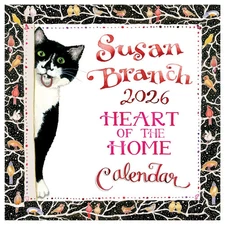 TF Publishing,  Susan Branch Heart of the Home 2026 Mini Wall Calendar, 7'' X 7'