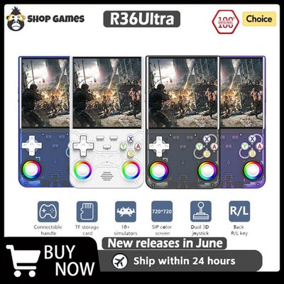 R36 Ultra 2025 Open Source R36s Video Game Console Linux System 4.0 Inch Ips