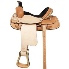 Western Horse Saddle Leather Ranch Roping Cowboy Hilason