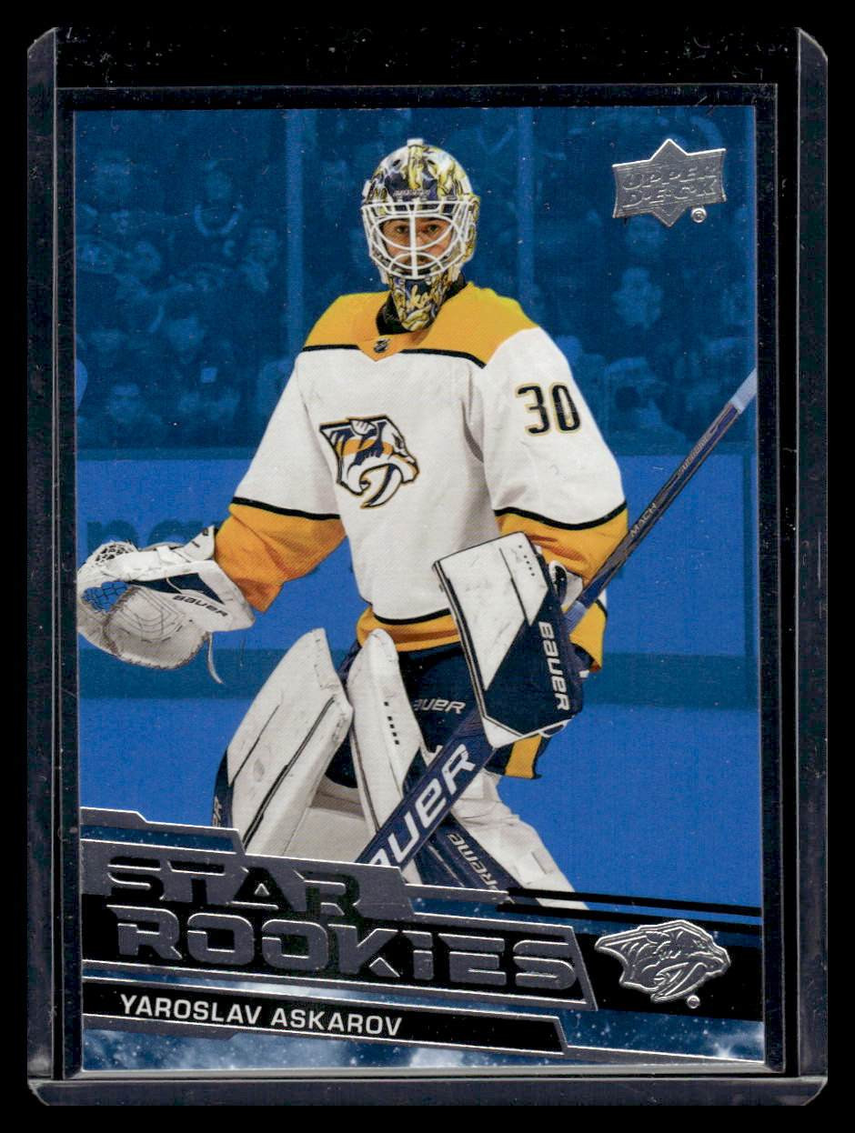 2023-24 Upper Deck NHL Star Rookies Box Set #10 Yaroslav Askarov Blue