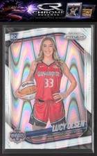 2025 Panini Prizm WNBA #145 Lucy Olsen White Seismic Prizms