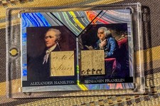 Alexander Hamilton & Benjamin Franklin 1 of 1 Handwritten Relic!!!💥💥💥
