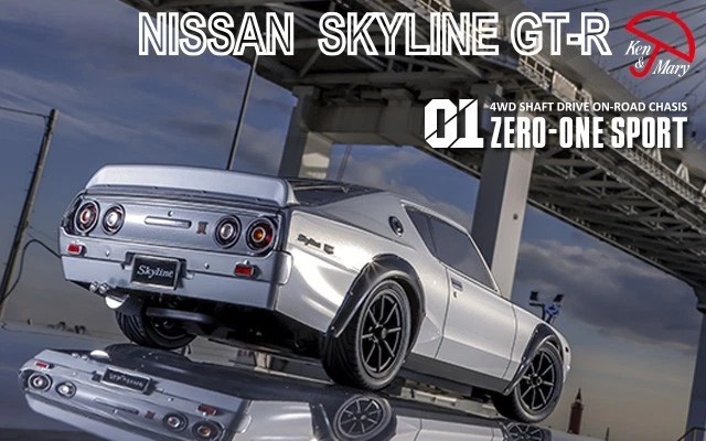 1/10 scale electric touring car Zero One Sports Kenmeri Skyline GT-R/No. 40701 - Image 4 of 4