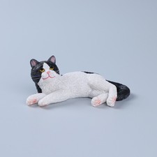 1PC Miniature Cat Ornament Cat Pet Model Cartoon Kitten Model Office Desk Decor