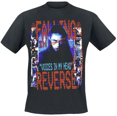 Falling In Reverse T-Shirt Herren Voice College schwarz