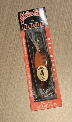 Vintage Strike King Series 4 Pro Model Crankbait 6-9ft HC4-515 Made in Mexico