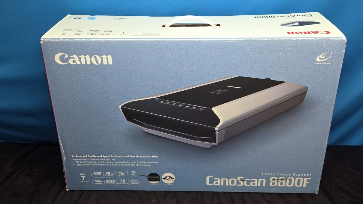Canon CanoScan 8800F フィルムガイド付き　イメージスキャナー Canon CanoScan 8800F Flatbed Scanner for sale online | eBay