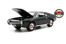 1969 Amc Amx Black Redline Red Top 164 Scale Diecast Collector Model Car