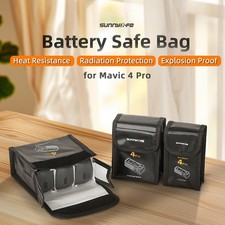 Protective Pouch for DJI Mavic 4 Pro Drone Fire-proof Battery Safe Guard Bag