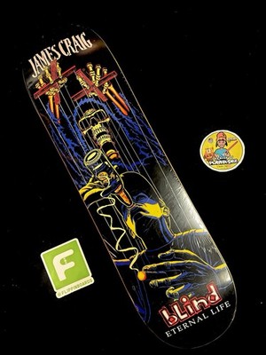 RARE James Craig Puppet Master Skull Eternal Life Blind Skateboard
