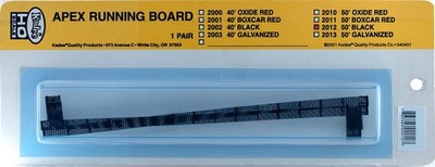 Kadee HO H0  APEX Running Board 50' black Art. Nr. 2012 NEUWARE