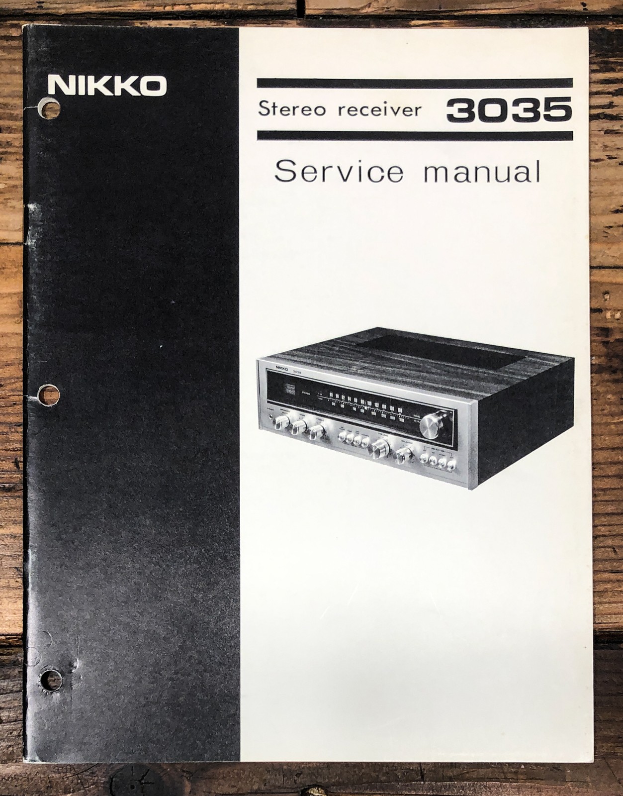 Nikko Model 3035 Receiver Service Manual *Original*