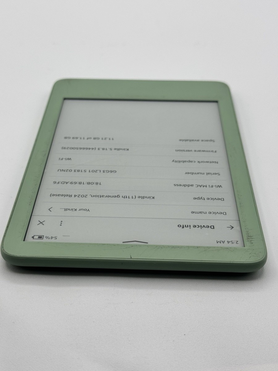 Amazon Kindle E-Reader (11th Gen, 2024 Release) 16GB, WiFi |Matcha