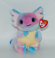 NEW 2026 TY Beanie Babies LOXIE the Axolotl 6" Multi-colored nwt's