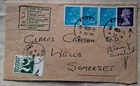 1972 EXETER COVER WITH 3 X ½p + INVALID 3d MACHIN STAMPS & WELLS POSTAGE DUE