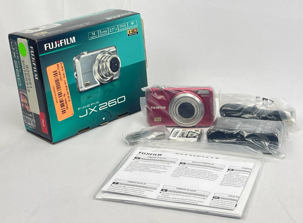 Fujifilm FinePix JX Series 5-9.9x Digital Zoom Digital Cameras for