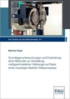 Manfred Vogel | Grundlagenuntersuchungen Und Erarbeitung Einer Methodik Zur...