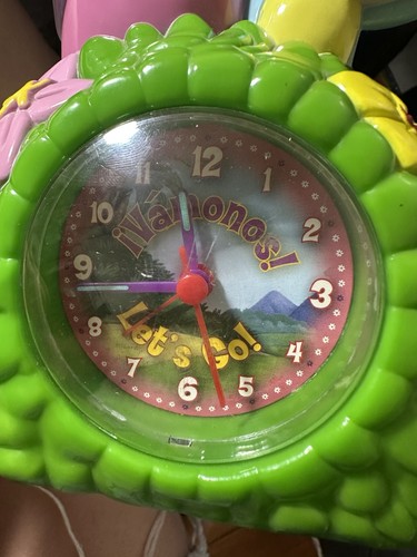 Dora The Explorer 2010 Clock & Piggy Bank Viacom 036549 Tested Works - Picture 8 of 8