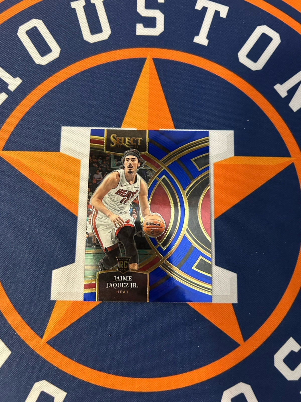 2023-24 Panini Select #102 Jaime Jaquez Jr. Blue RC Miami Heat