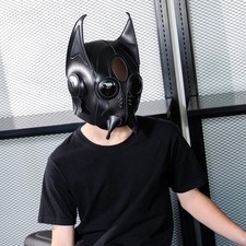 Adjustable Gothic Punk Motorcycle Face Mask For Halloween Role Playing Parties