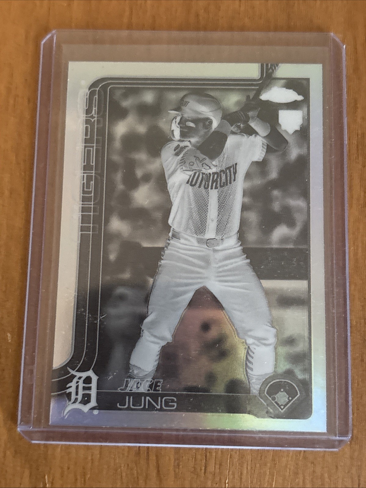 2025 Topps Chrome #225 Jace Jung Negative Refractors