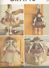 4267 McCalls Sewing Pattern UNCUT Angel Doll 11 & 31 inch Vintage Folkart Craft