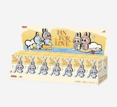 PopMart LABUBU The Monster Pin For Love Series (A-M) Sealed Case 14 blind box