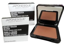 Japonesque Velvet Touch Radiant Powder Cheek Bronze Blush Shade 06 - 2 Packs NIB