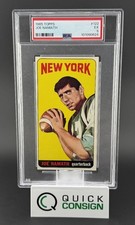 JOE NAMATH 1965 TOPPS FOOTBALL ROOKIE NEW YORK #122 RC PSA 5 Butterfly Var Q6995