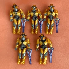 5X Halo 2 Mega Construx Covenant Fleetmaster Elite Thel Vadamee Arbiter Figure