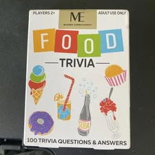 MODERN EXPRESSIONS FOOD Trivia Game Cards questions & answers players 2 + ADULT