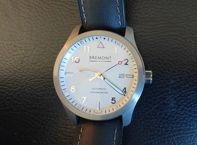 Bremont Solo 43 White-Silver | SOLO43-WS-R-S | Full Documents | Chalgrove Strap