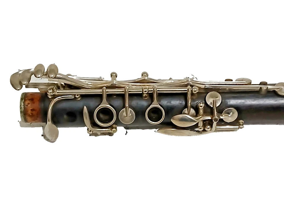 Clarinete Whitehall vintage con estuche 65086 instrumento musical antiguo sin probar Foto 2 de 4