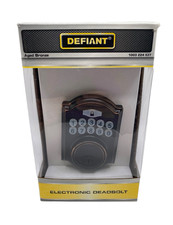 Defiant Electronic Backlit Keypad Deadbolt 1003 224 537 Aged Bronze Multi Uses