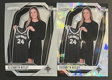 2024 Panini WNBA Prizm #140 Elizabeth Kitley Ice RC Rookie w/ Base (D)