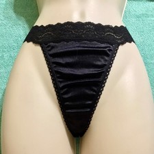 VTG Fredericks of Hollywood Second Skin Bikini PANTY Vintage SATIN Panties M 6