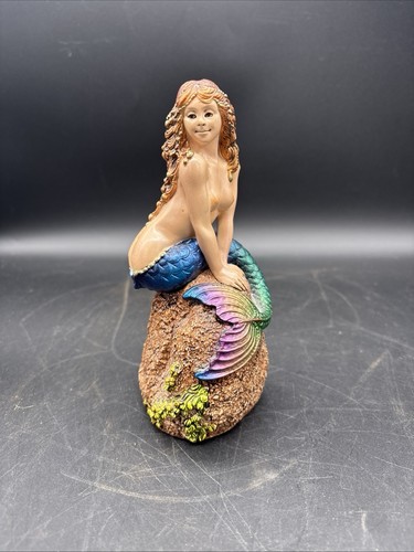 2002 Windstone Editions "Peacock" Mermaid Figurine Statue by Pena Fantasy