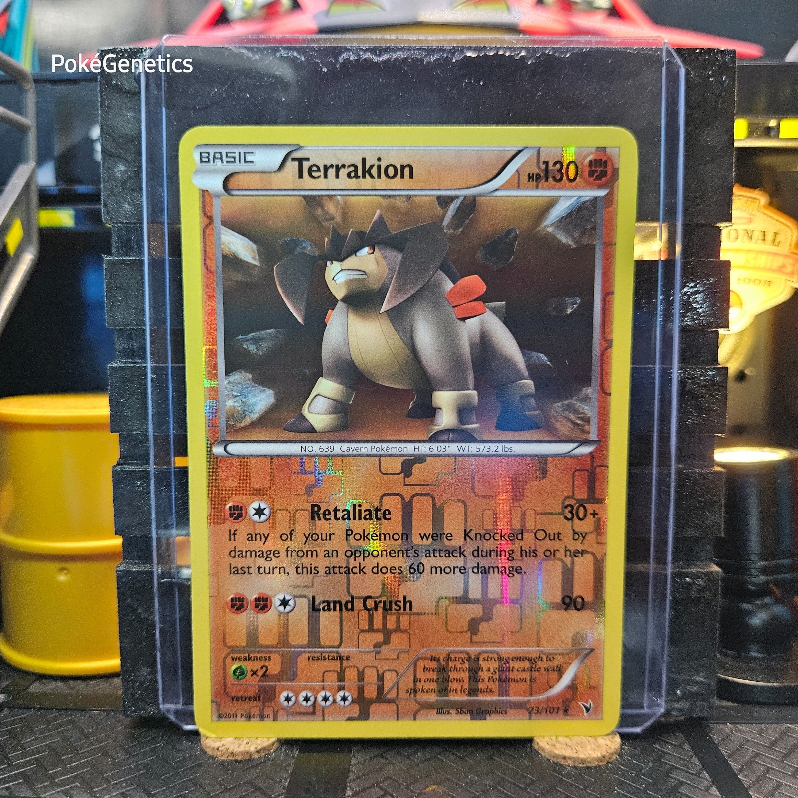 Terrakion Noble Victories Reverse Holo Pokémon TCG 73/101 Black & White Rare