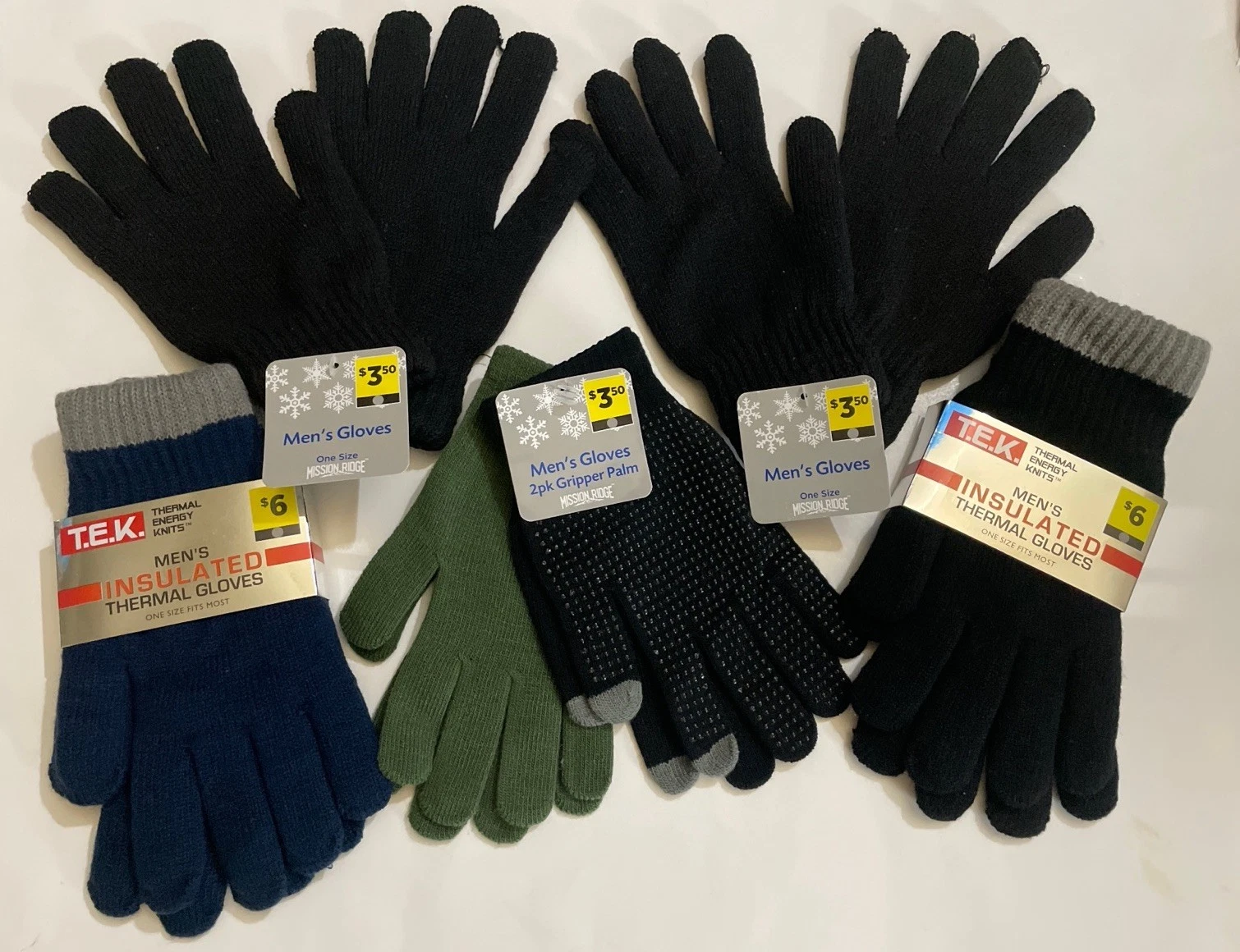 6 Men Winter Gloves NWT Mission Ridge TEK Insulated Thermal Gripper Touchscreen
Opens in a new windo
