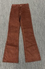 Vtg NOS 70s Sedgefield Pants 29 x 34 Bell Bottom Flares Corduroy USA NWT