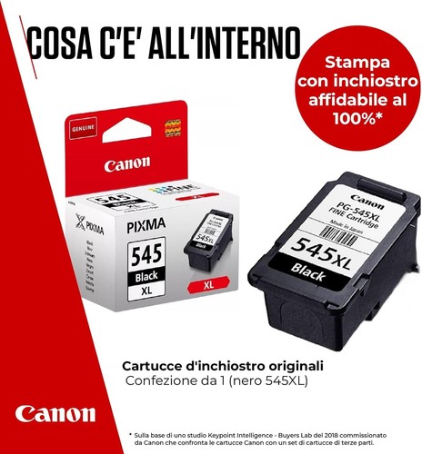Canon Ink - PG-545XL Cartuccia di inchiostro nero originale a resa elevata - Foto 2 di 6