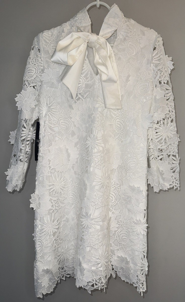 knee length dresses for ladies Daphne Dress - Blanc Prairie Rose main image 0