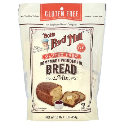 Homemade Wonderful Bread Mix, Gluten Free, 16 oz (454 g)