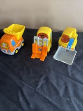 VTech Go Go Smart Wheels Lot 3   Excavator, Dump Truck, Forklift Tested